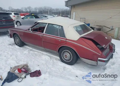 1984 Cadillac Seville z USA, uszkodzony, nr VIN 1G6AS6981EE824306